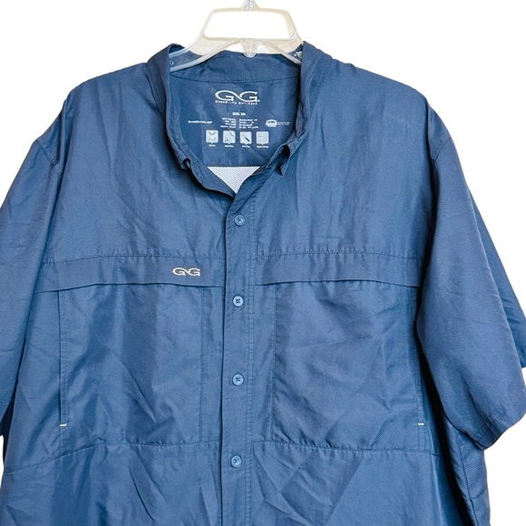 Bundle Lot 2 Gameguard 3XL Fishing Outdoor Performance Solid Shirts Green Black - Picture 3 of 8